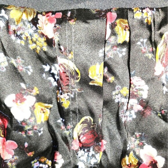 Cinq a Sept Giles Women's Graphite Multi Floral Polyester Jogger Pants Size S - Picture 5 of 12